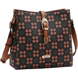 Bolsa Feminina Chenson New Elemento Gráfico 3485297 Café