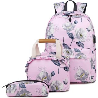 Mochila Guelph Feminina Dia a Dia Lancheira Térmica Estojo Resistente