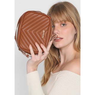Bolsa Anacapri Matelassê Caramelo
