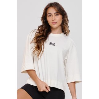 Blusa Oversized Feminina Gola Alta Algodão Fitness Larga Pink Urban Blusão Streetwear Timeless - Base