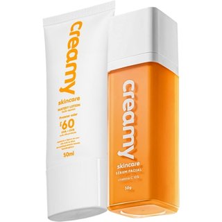Kit Creamy Vitamina C e Creamy Watery Lotion FPS 60 (2 produtos)