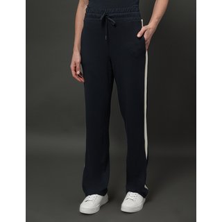 Calça Feminina Retilínea em Contraste Calvin Klein Jeans - Marinho Calvin Klein Jeans