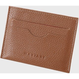 Porta Cartão de Couro Mariart Zircônio Camel