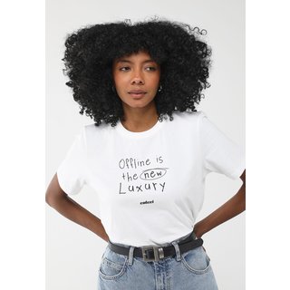 Camiseta Colcci Reta Offline Branca