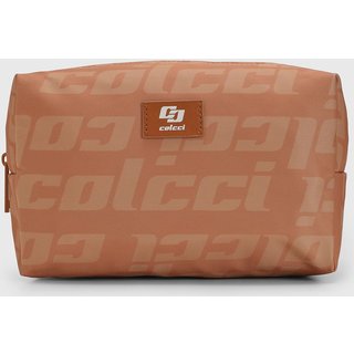 Necessaire Feminina Colcci Monograma Nylon Caramelo