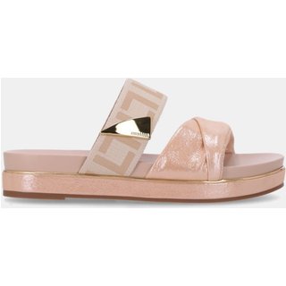 Sandália Flatform Luz da Lua - 58890300 Luz Da Lua Bege