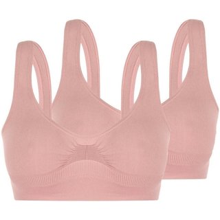 Kit com 2 Tops sem Aro e sem Bojo Loba 41300-001 Rosa