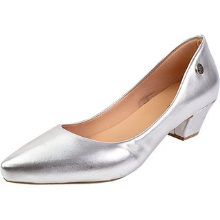 Scarpin Donna Santa Bico Fino Prata