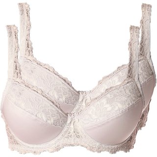 Kit com 2 Sutiãs com Aro e Bojo Iridien Demillus 65204 Taça B Branco