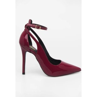 SCARPIN LOLITA DI VALENTINI - VERNIZ - SOLA PRETA