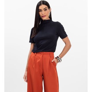 Blusa Feminina Cotton Leve Infinita Cor Preto