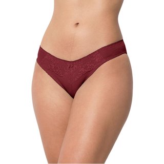 Calcinha Gabi Lingerie Cotton Confortável Modalagem Perfeita Forro 100% Algodão Rubro
