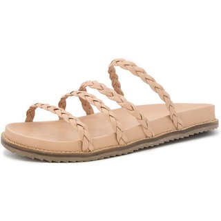Papete Rasteira Sandalia Flat Nude Tellini Store