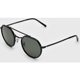 Óculos de Sol Feminino Ray-Ban Hexagonal Metal Preto