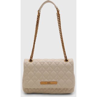 Bolsa Feminina Santa Lolla Média Matelassê Bege