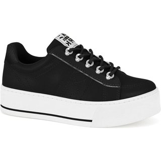 Tênis Feminino Ramarim Preto Detalhe Prata 2597202-3