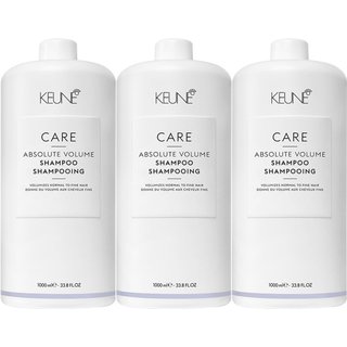 Kit Keune Care Absolute Volume - Shampoo 1L (3 unidades)
