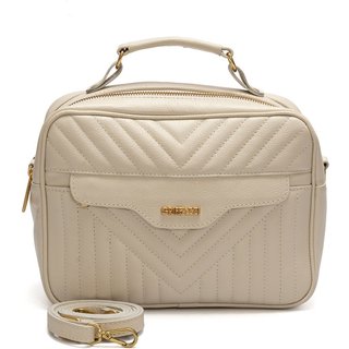 Bolsa Tiracolo Griffazzi Couro OffWhite