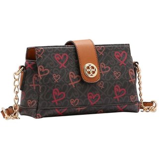 Bolsa Feminina Chenson Classic Heart Café 3484787