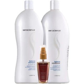 Senscience Balance Duo 1L e True Hue Color Oleo Capilar 55ml