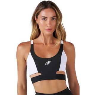 Top Feminino Suplex c/ Recorte Versatily- Mormaii - Preto