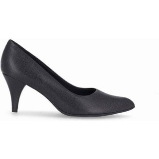 Scarpin Piccadilly Salto Alto - Feminino - Preto