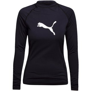 Camisa Térmica Puma UV50+ Manga Longa Feminina - Preto