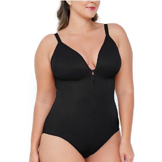 Body Modelador Dilady 306501 Fecho Em Zíper PRETO