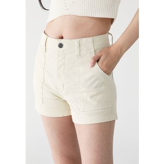 Short Roxy Mom Cotelê Sand Sessions Amarelo