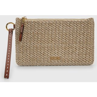 Bolsa Feminina Santa Lolla Textura Trançada Bege