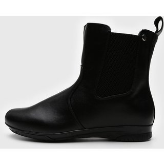 Bota Chelsea Mooncity Cano Baixo Preta