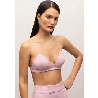Top Iódice Justo Alça Detalhe Elástico Rosa