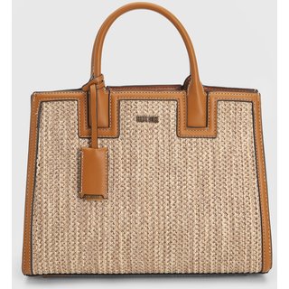 Bolsa Tiracolo Santa Lolla Color Block Bege