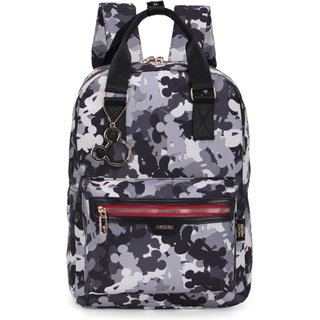 Infantil - Mochila de Costas Pequena Camufalada Mickey Disney Preto