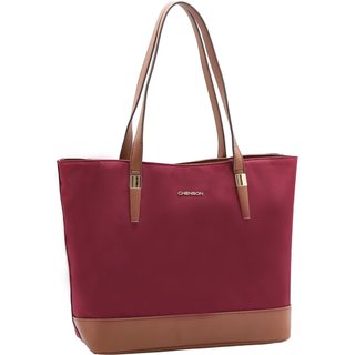 Bolsa Feminina Chenson Microfiber Vinho 3184598