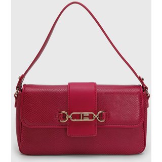 Bolsa Média Jorge Bischoff Texturizada Pink