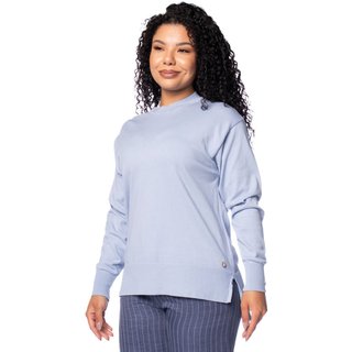 Blusa Feminina Biamar Mullet Algodão Azul