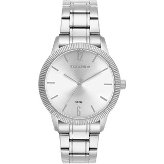 Relógio Feminino Mondaine Analógico Prata Minimalista Mondaine