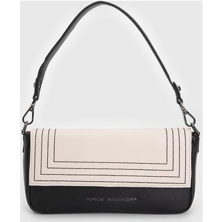 Bolsa Tiracolo Feminina Jorge Bischoff Off-White