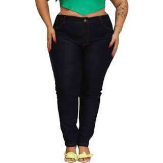 Calça Azulão Skinny Jeans Feminina Plus Size Alleppo Jeans