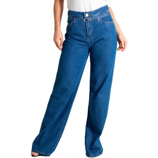 Calça Jeans Sawary Wide Leg - 280186 - Azul - Sawary