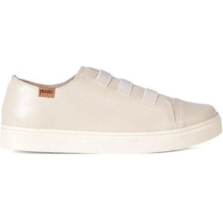 Tênis Feminino Pixolé Couro 1885-76 Off White