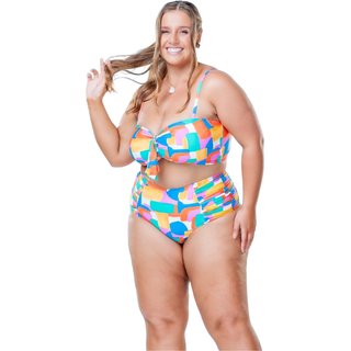 Calcinha Hot Pant Plus Size Drapeada Nas Laterais Brasilidade - Brasilidade