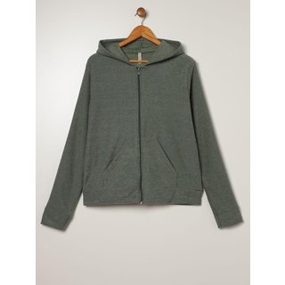 Jaqueta Boucle Felpado Plus Size Feminina VERDE