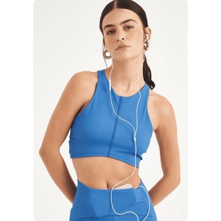 Top Esportivo Feminino Colcci Sport Azul