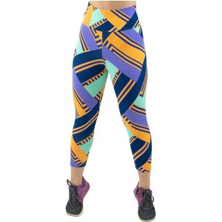 Calça Legging Corsario 4 Estações Estampada Cós Alto Academia Fitness