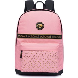 Mochila Feminina Ecko Rosa Casual Escolar Resistente Notebook