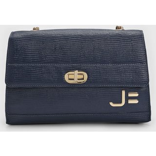 Bolsa Jorge Bischoff Alça Corrente Azul
