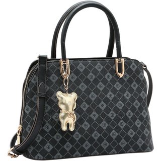 Bolsa Feminina Chenson Monograma Elemento Gráfico 3485386 Preto