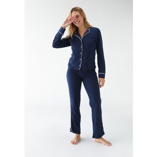 Pijama Hering Longo Americano Azul